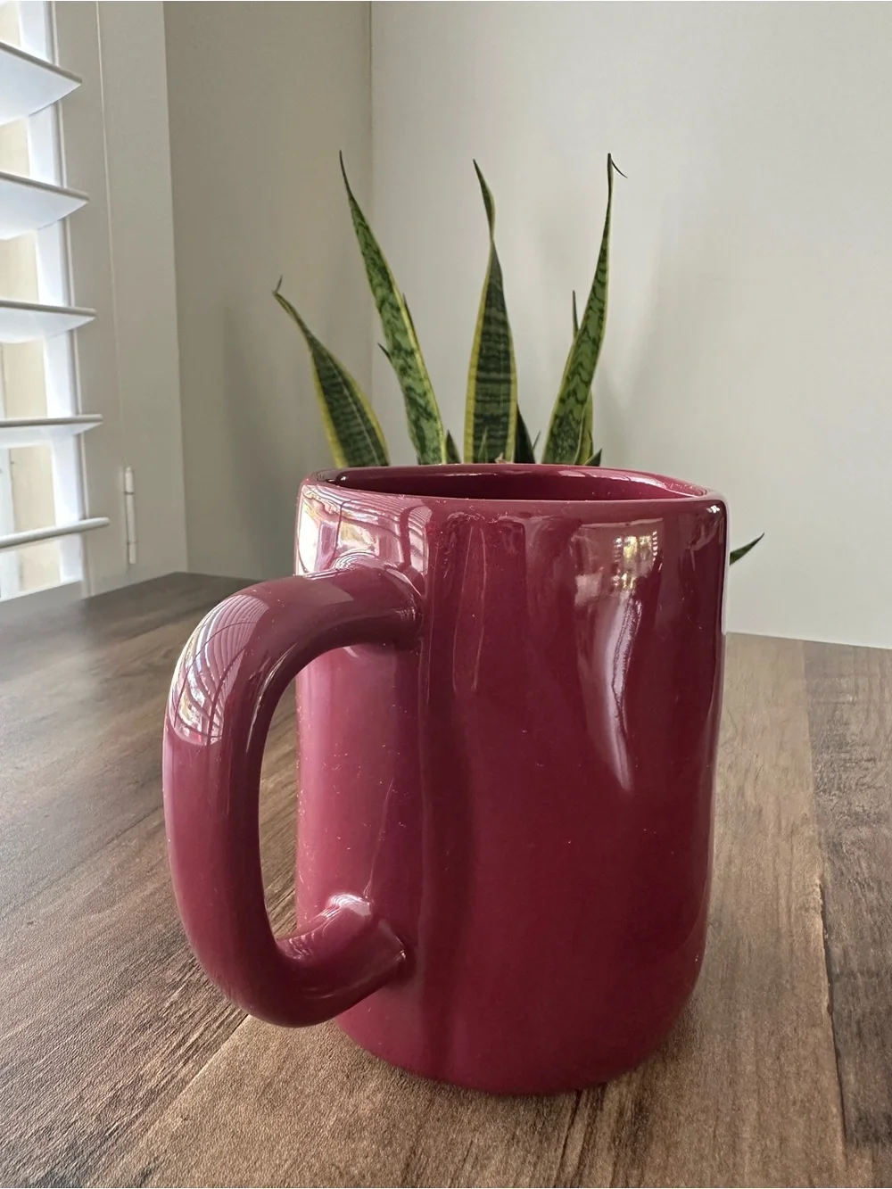 Rae Dunn “COZY” Burgundy Artisan Collection Coffee Mug | Large Ceramic Fall Mug